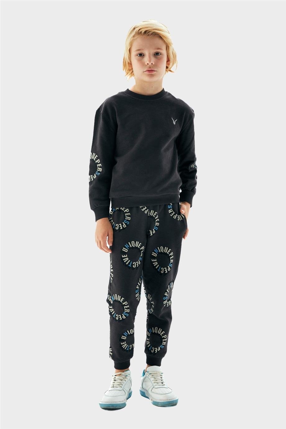 Nebbati Erkek Çocuk Antrasit Sweatshirt