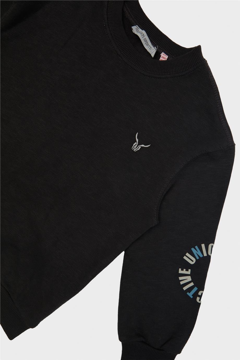 Nebbati Erkek Çocuk Antrasit Sweatshirt