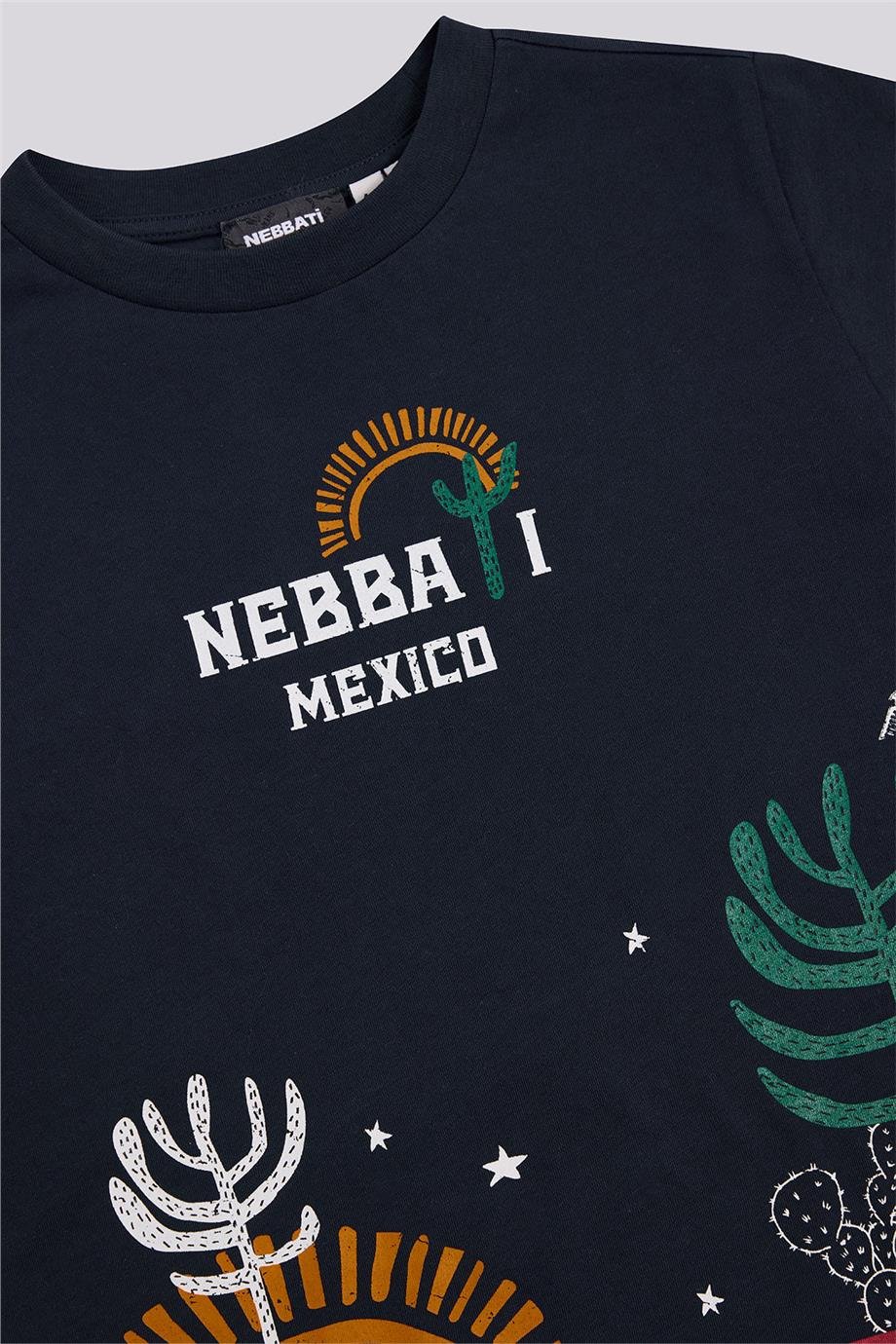 Nebbati Erkek Çocuk Antrasit Kısa Kollu Tshirt