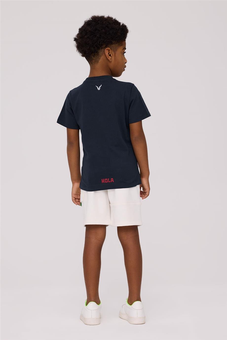 Nebbati Erkek Çocuk Antrasit Kısa Kollu Tshirt