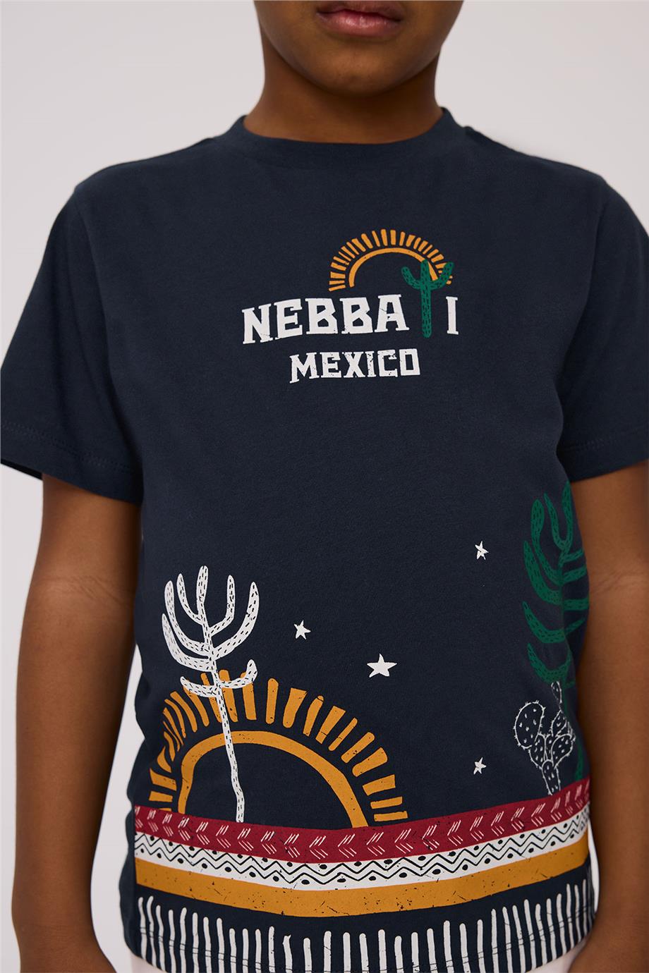 Nebbati Erkek Çocuk Antrasit Kısa Kollu Tshirt