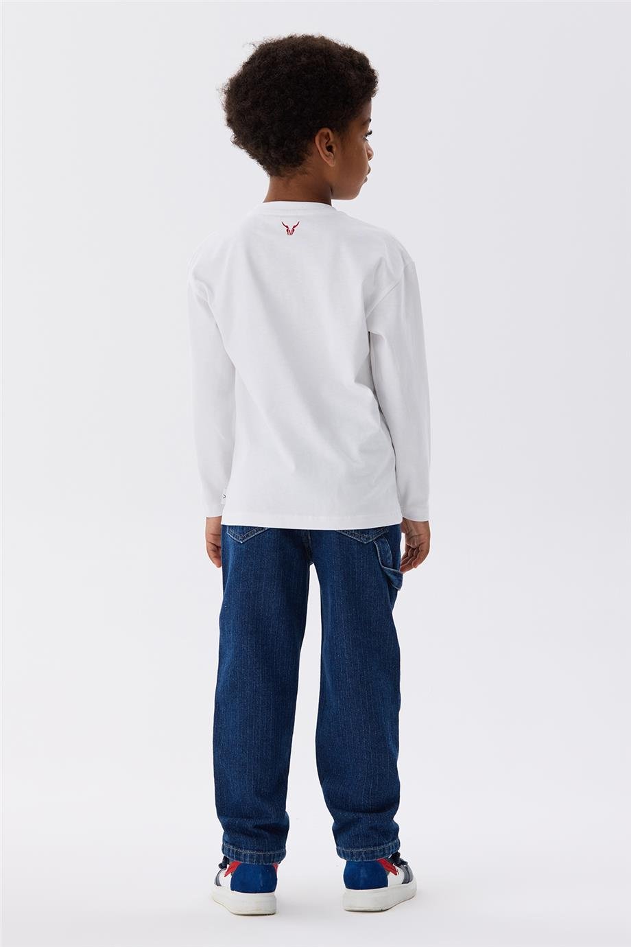 Nebbati Erkek Çocuk Beyaz T-Shirt