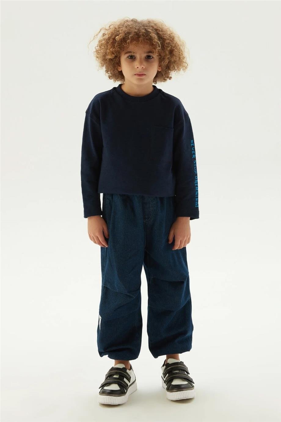 Nebbati Erkek Çocuk Cepli Denim Pantolon