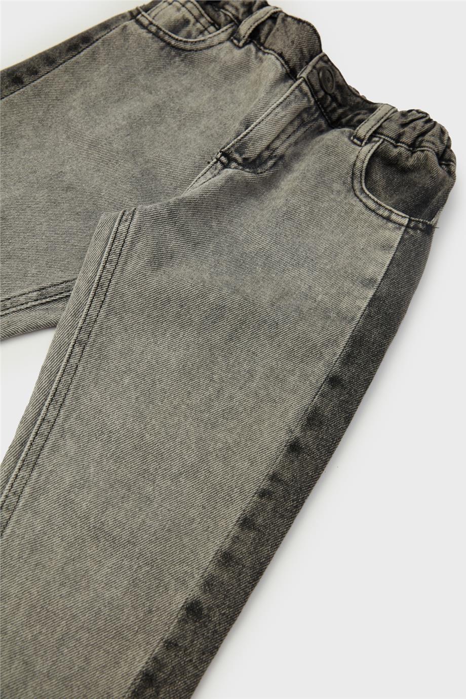 Nebbati Erkek Çocuk Beli Lastikli Denim Pantolon