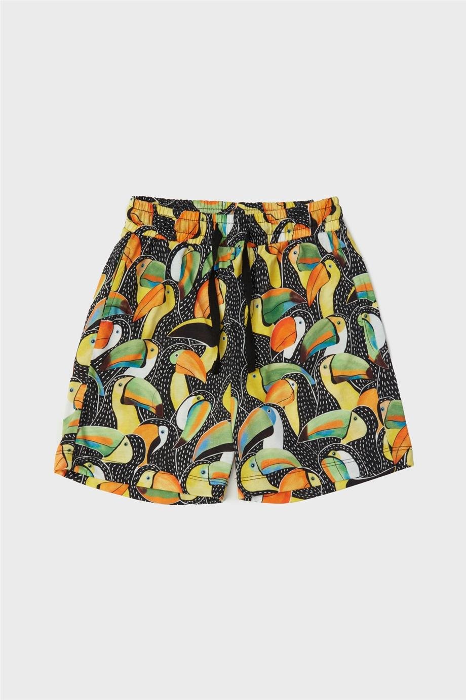 Nebbati Erkek Çocuk Renkli Desenli Pijama Takımı