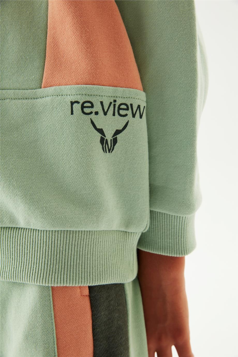 Nebbati Erkek Çocuk Renkli Pamuk Sweatshirt