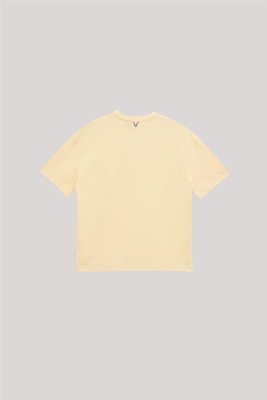 Nebbati Erkek Çocuk  Kısa Kollu Sarı T-Shirt