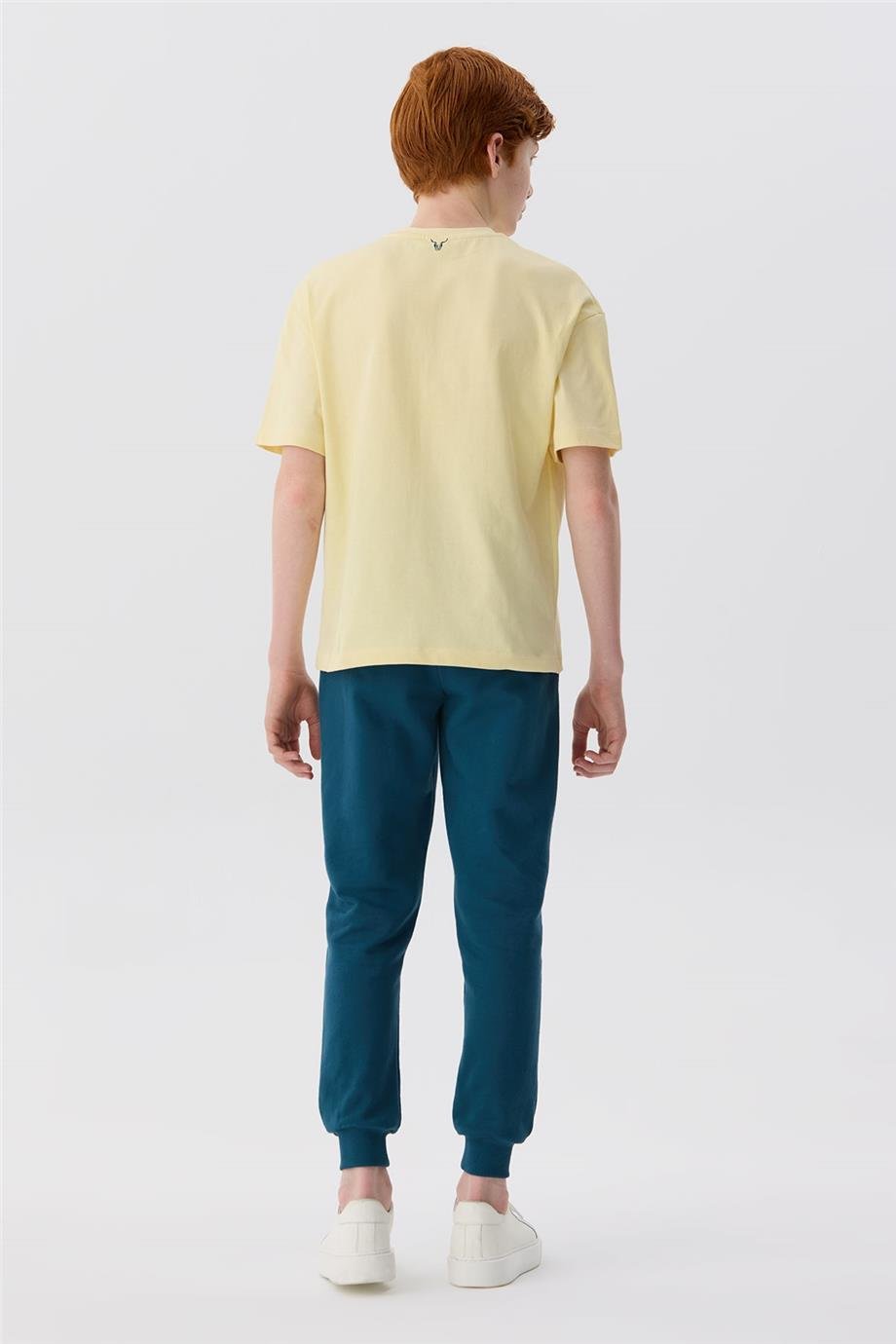 Nebbati Erkek Çocuk  Kısa Kollu Sarı T-Shirt