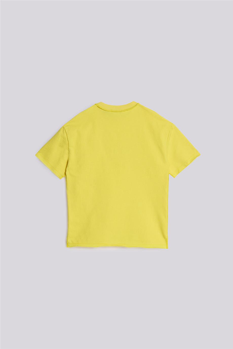 Nebbati Erkek Çocuk Kısa Kollu Sarı Tshirt