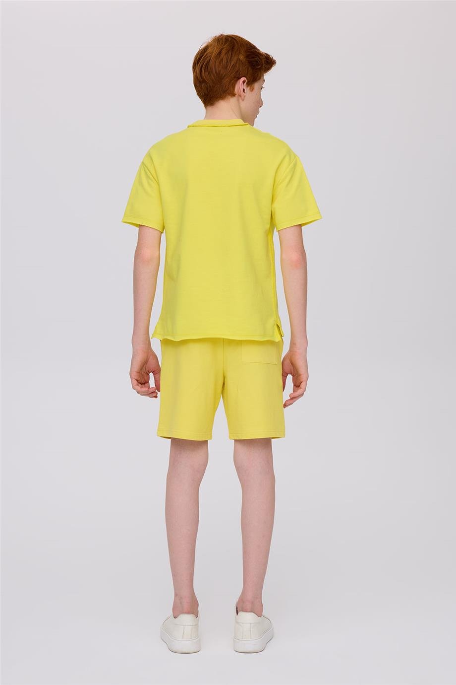 Nebbati Erkek Çocuk Kısa Kollu Sarı Tshirt