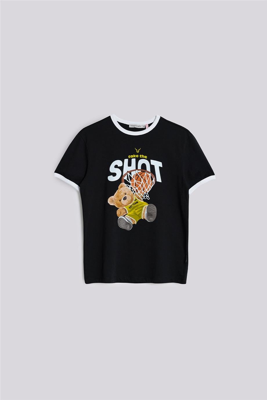 Nebbati Erkek Çocuk Take The Shot Siyah Tshirt
