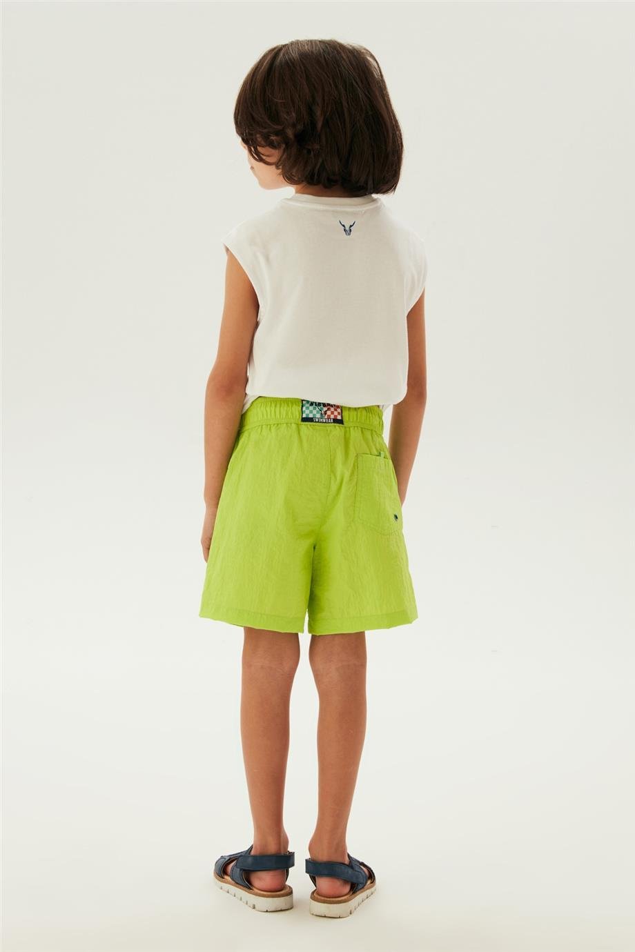Nebbati Erkek Çocuk Summer Vibes Yeşil Şort
