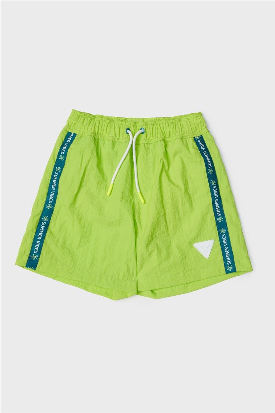 Nebbati Erkek Çocuk Summer Vibes Yeşil Şort