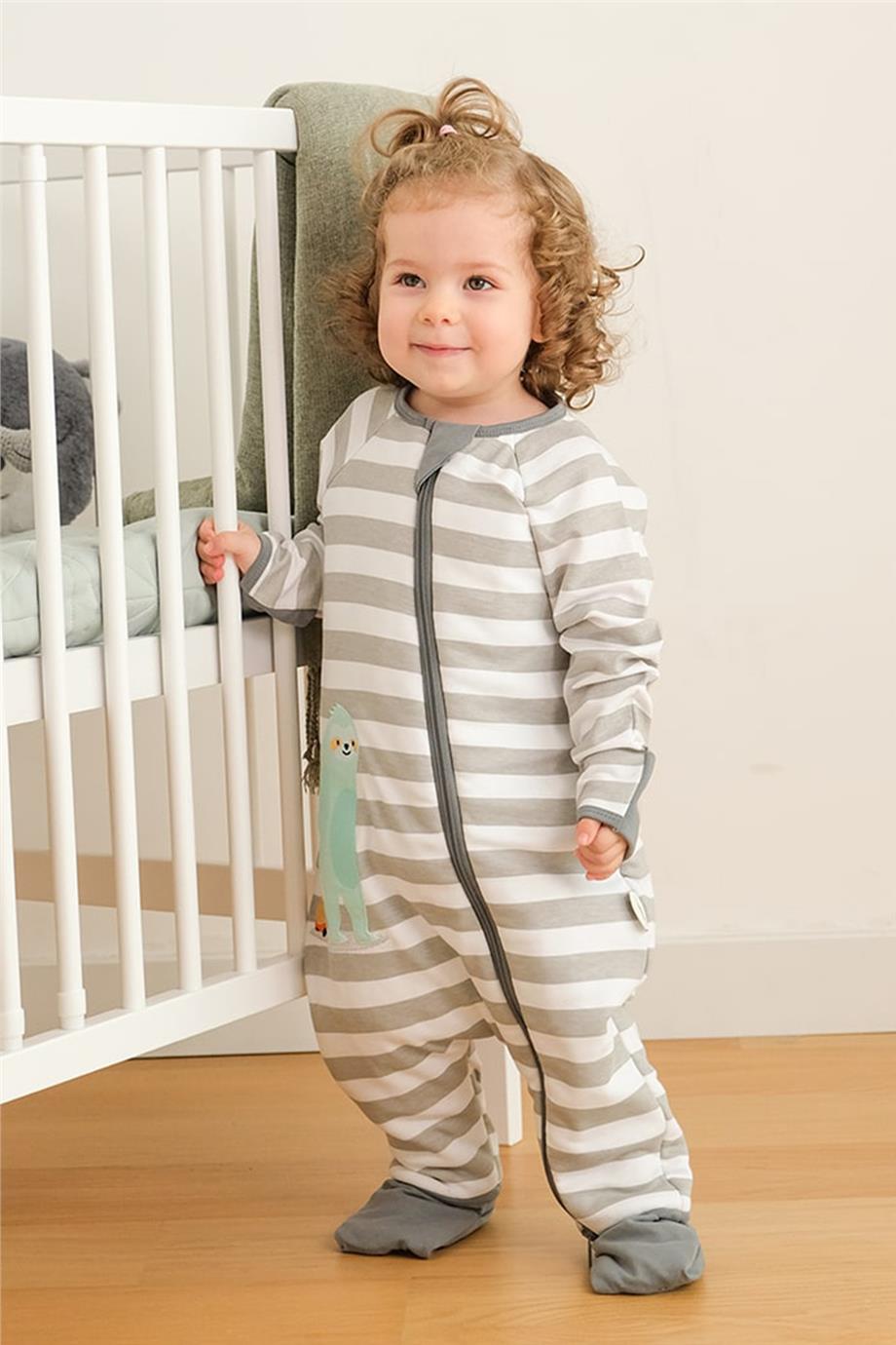 Owli Unisex Gri Uyku Tulumu