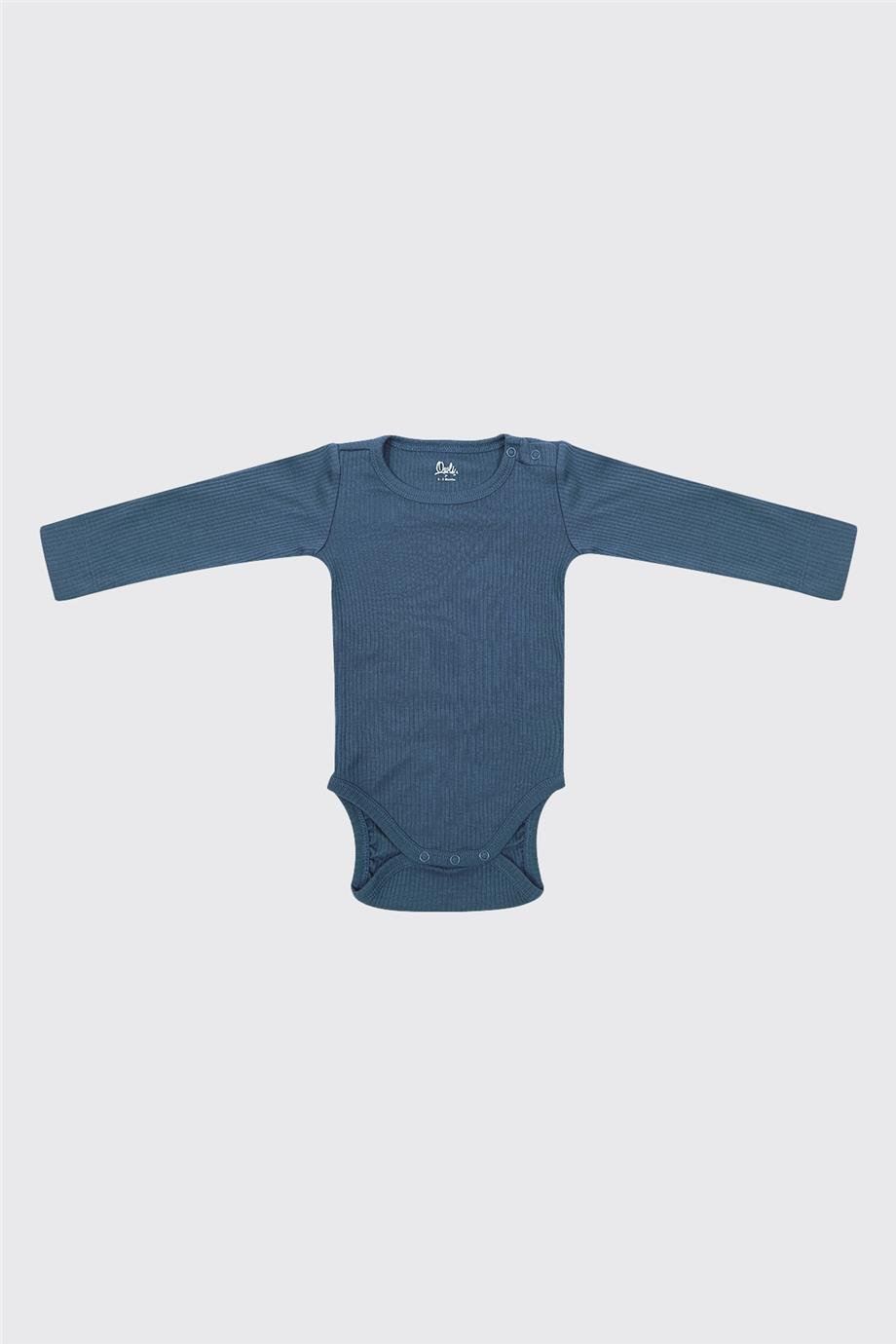 Owli Unisex Mavi Bebek Takım