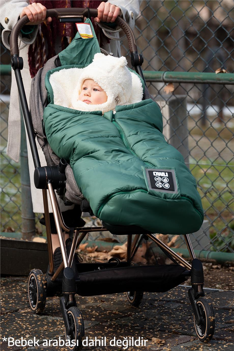 Owli Unisex Yeşil Puset Tulumu