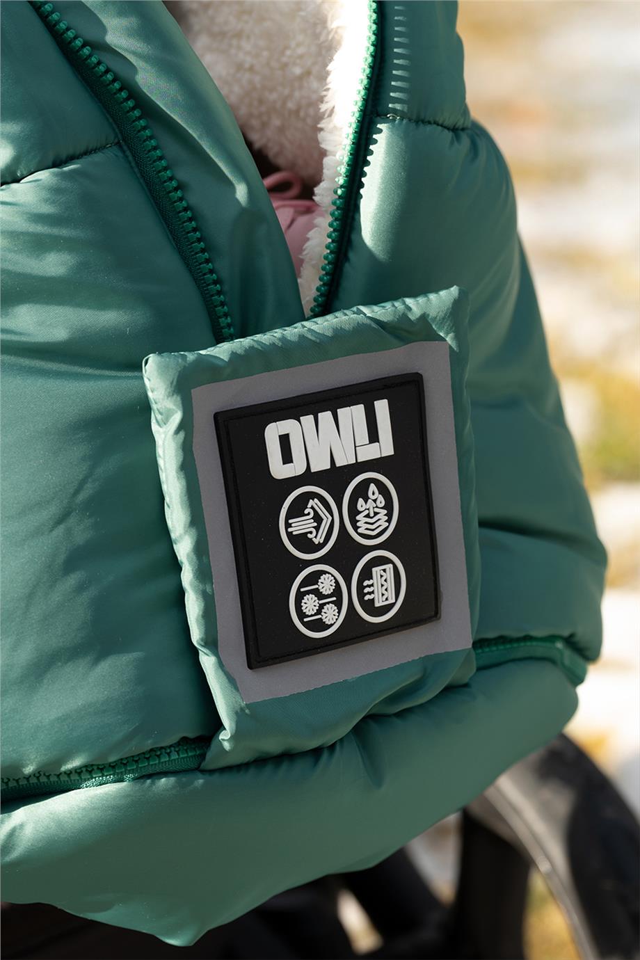 Owli Unisex Yeşil Puset Tulumu
