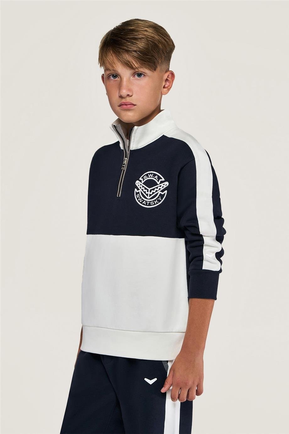 Swatsky Erkek Çocuk Lacivert Sweatshirt