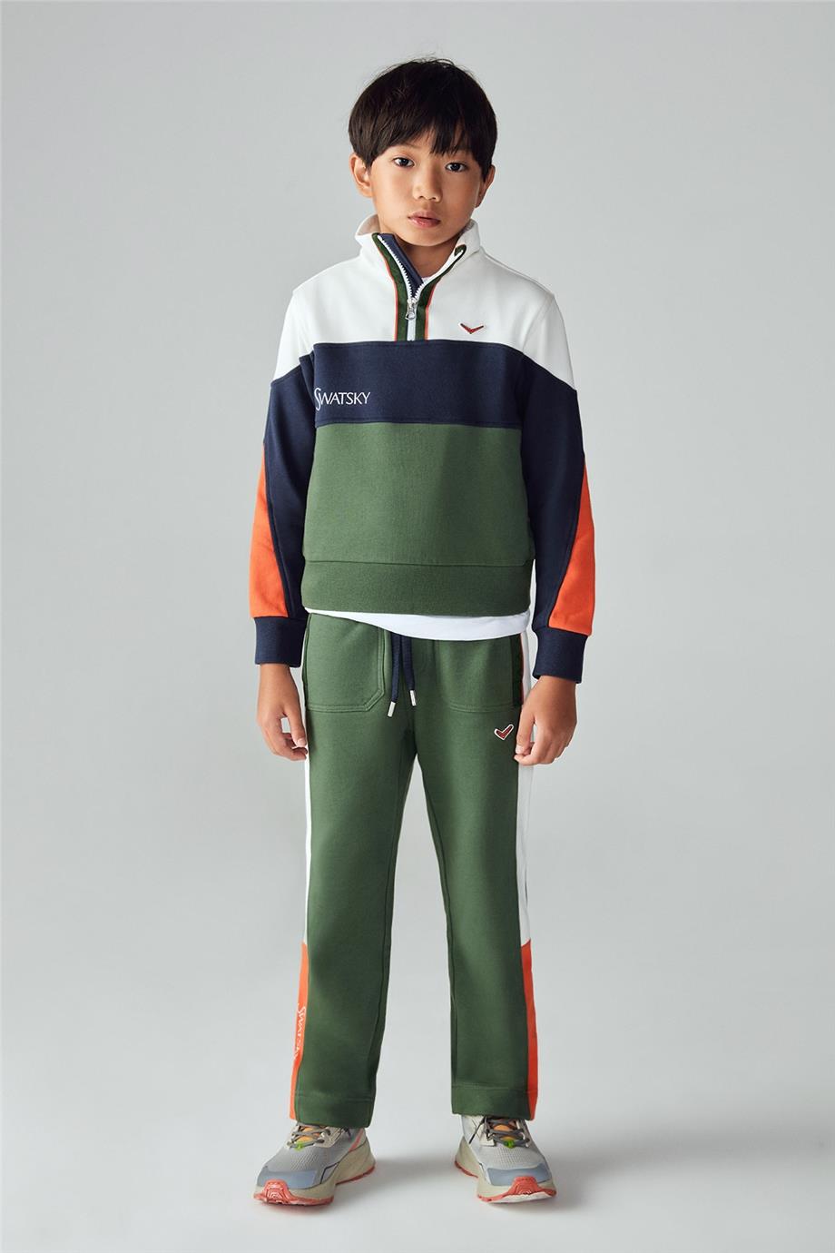 Swatsky Erkek Çocuk Renkli Sweatshirt