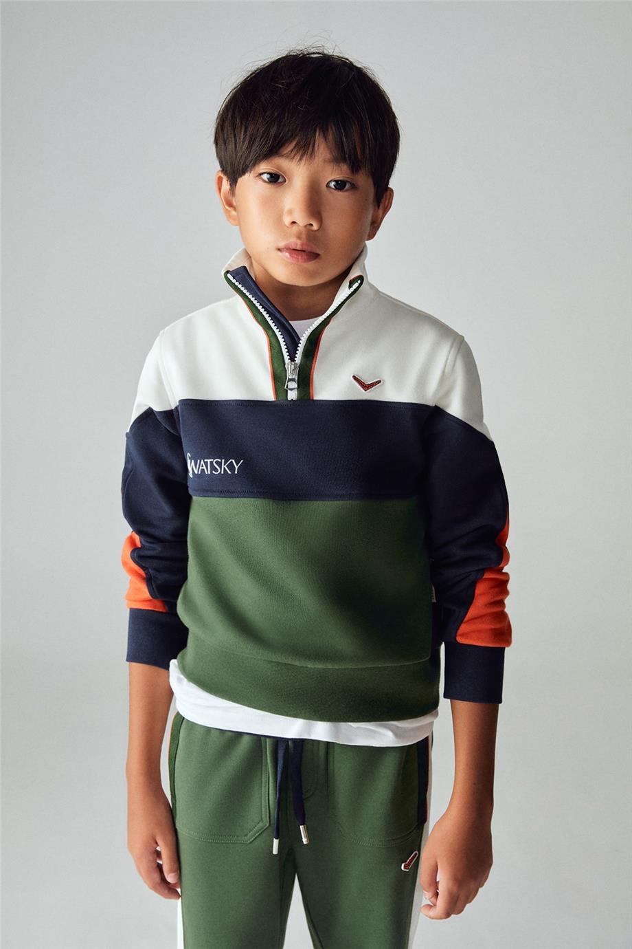 Swatsky Erkek Çocuk Renkli Sweatshirt
