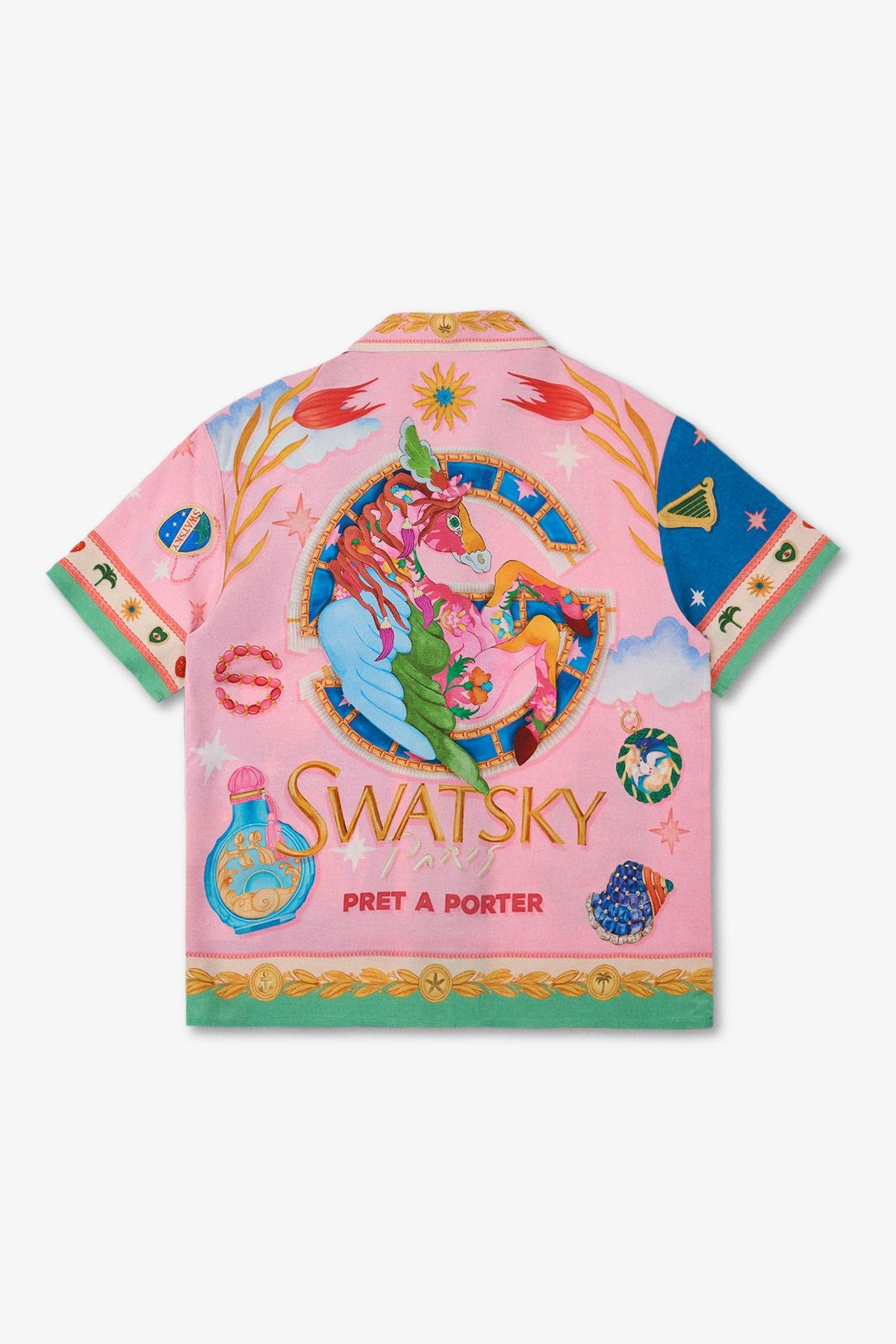 Swatsky Kız Çocuk Desenli Gömlek