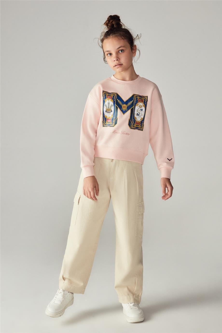 Swatsky Kız Çocuk Pembe Sweatshirt