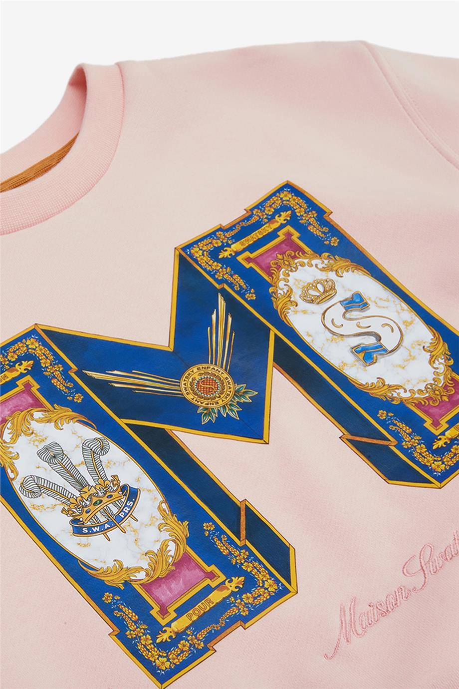 Swatsky Kız Çocuk Pembe Sweatshirt