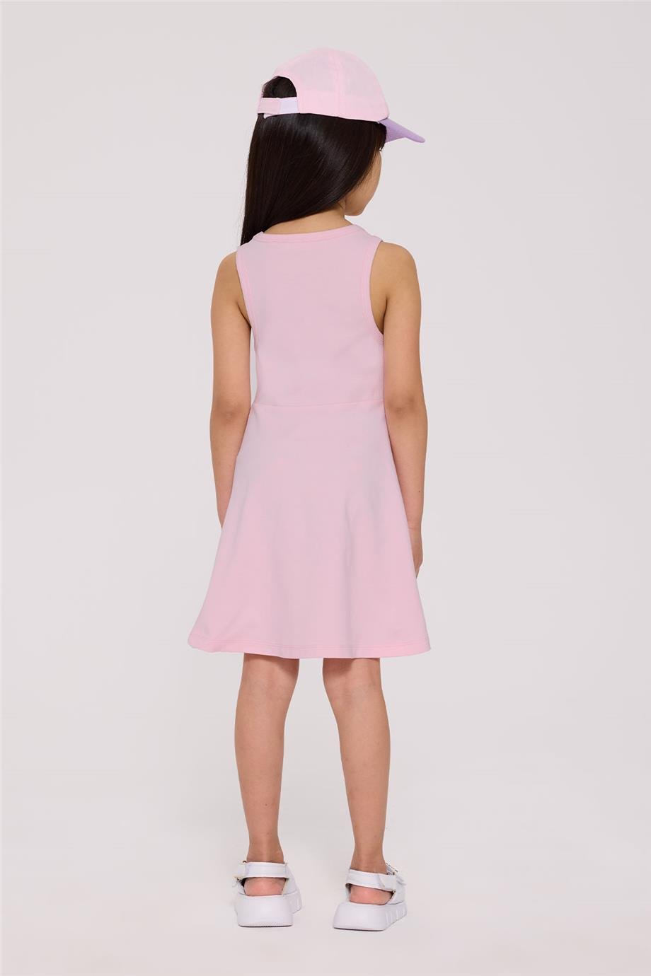 Tyess Basic Kız Çocuk Pembe Elbise