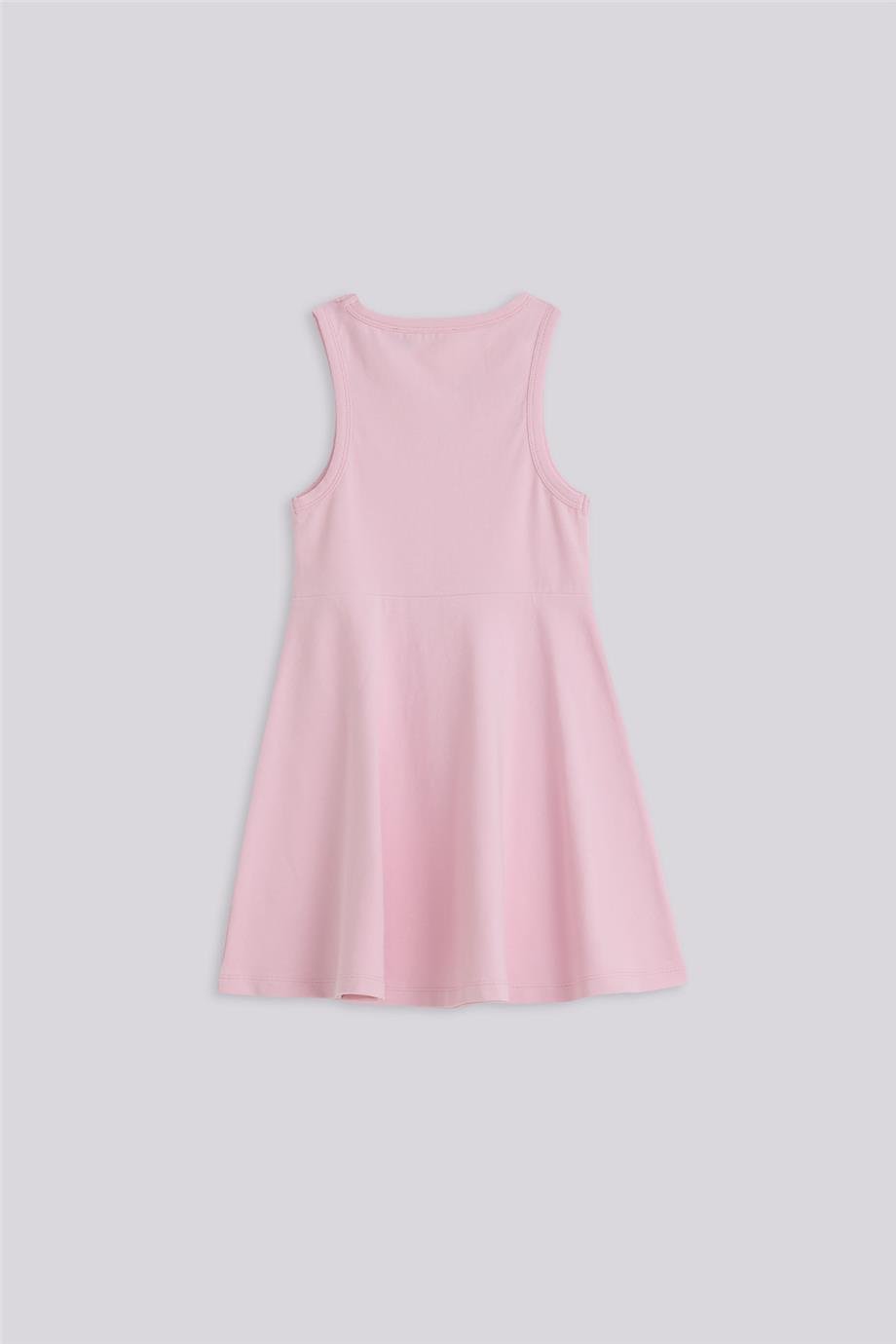 Tyess Basic Kız Çocuk Pembe Elbise