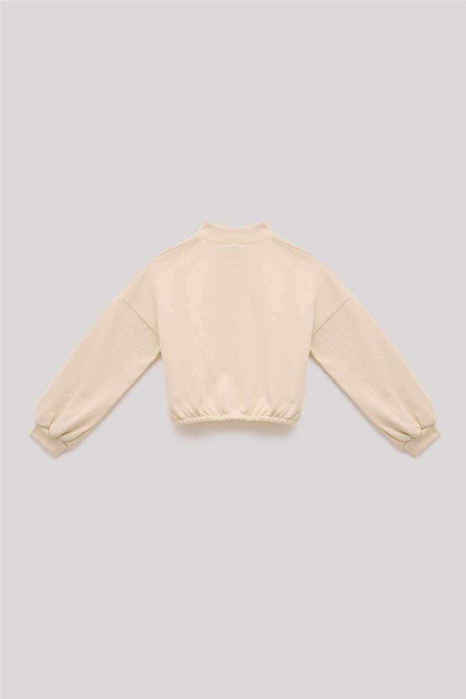 Tyess Kız Çocuk Bej Sweatshirt