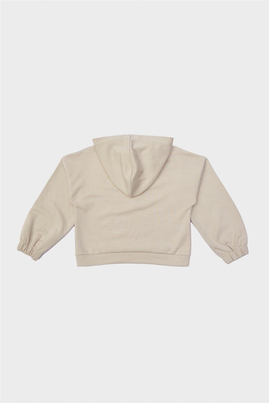 Tyess Kız Çocuk Bej Sweatshirt