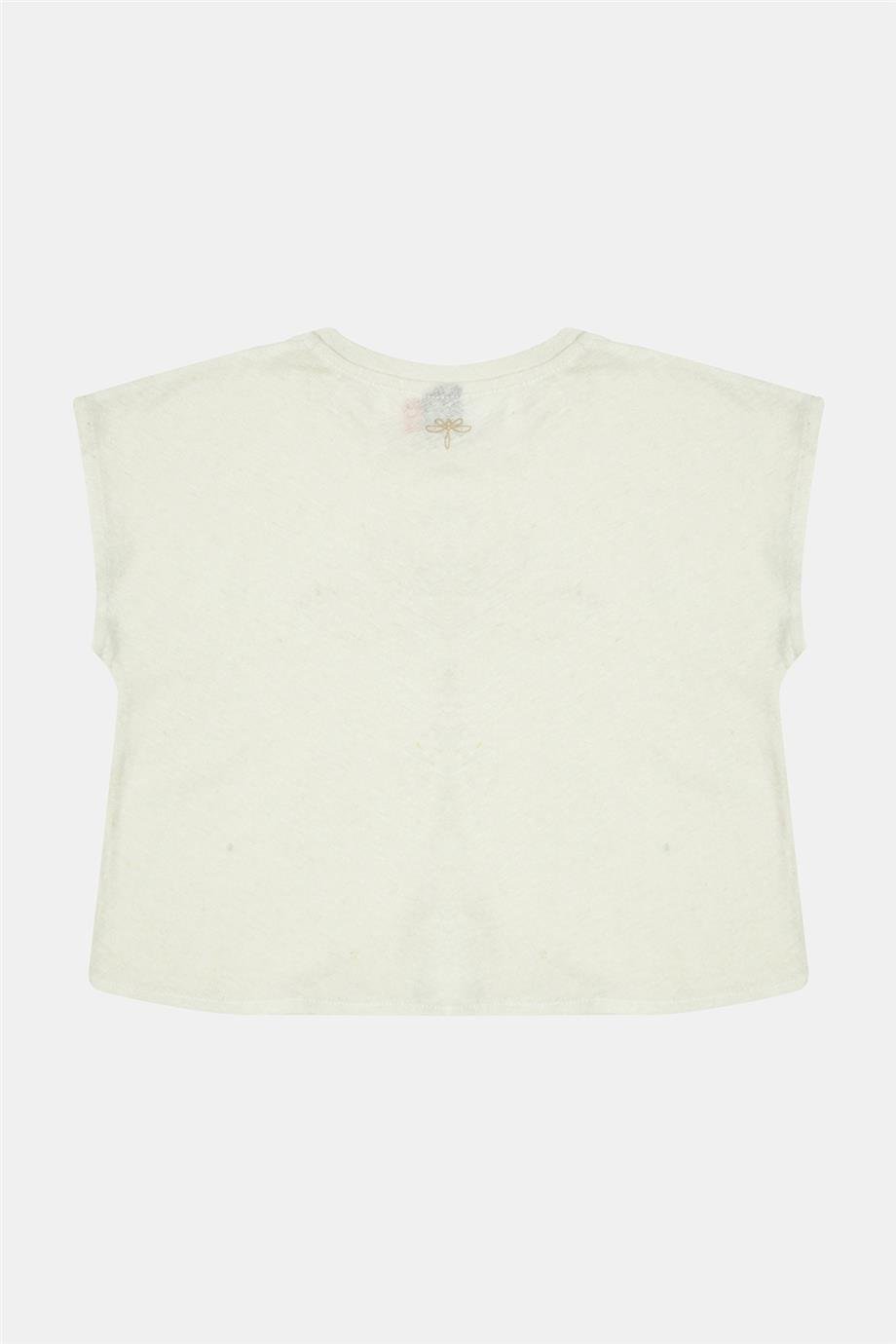Tyess Kız Çocuk Bej Tshirt