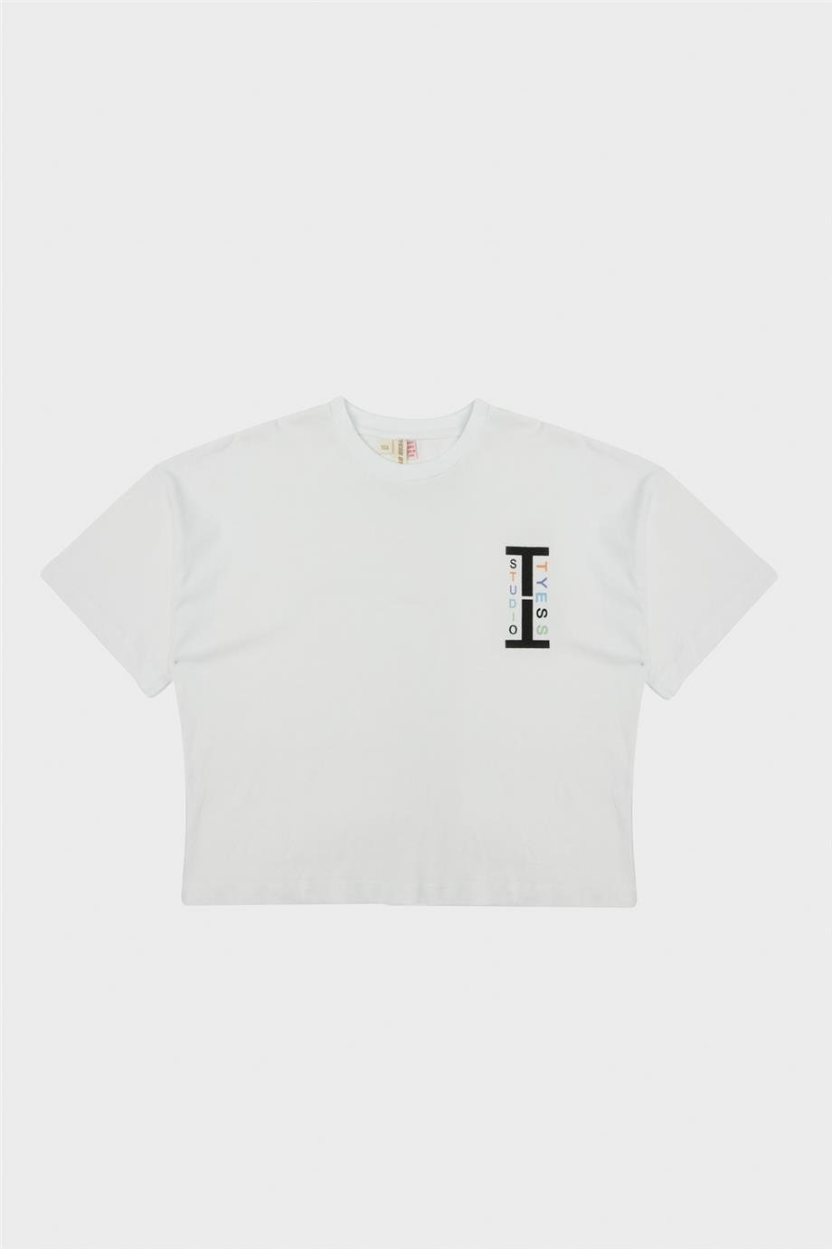 Tyess Kız Çocuk Beyaz T-Shirt