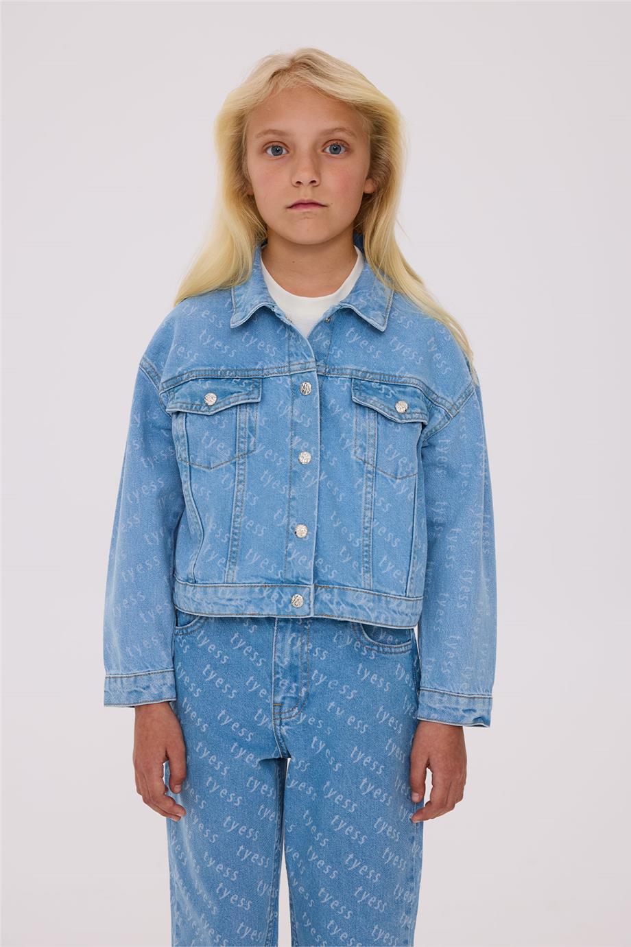 Tyess Kız Çocuk Denim Ceket