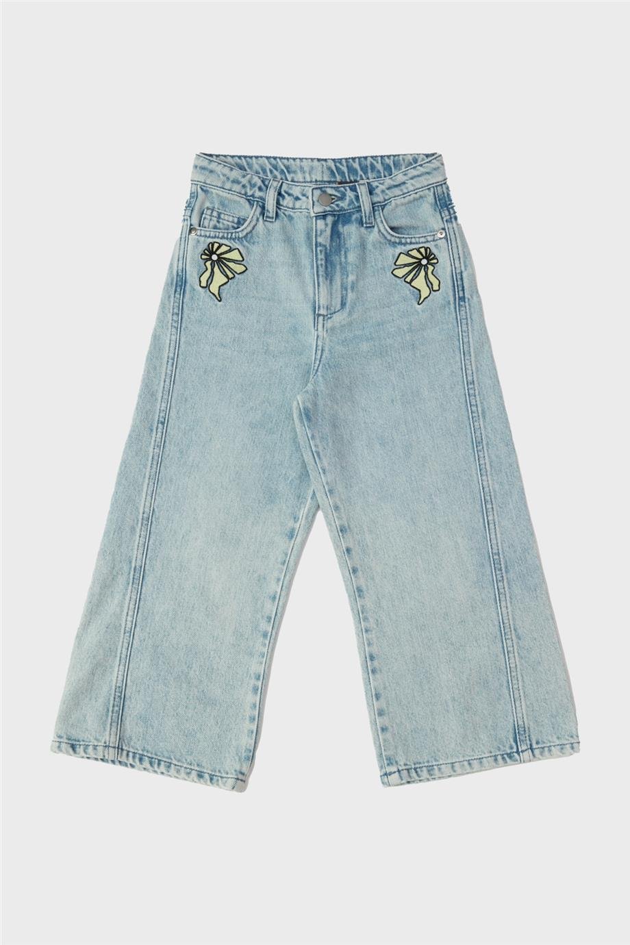 Tyess Kız Çocuk Denim Pantolon