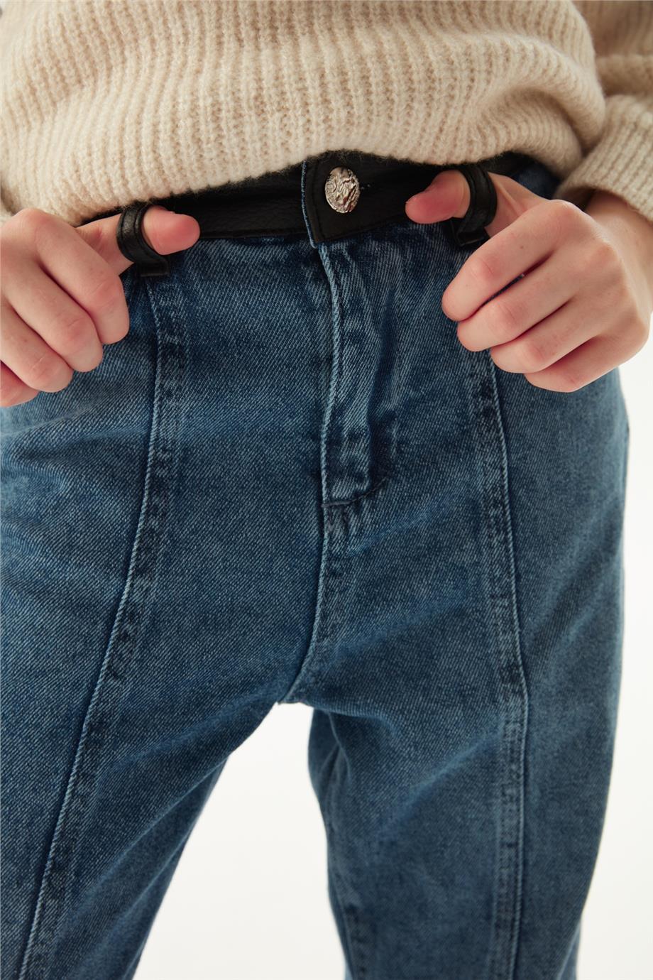 Tyess Kız Çocuk Denim Pantolon