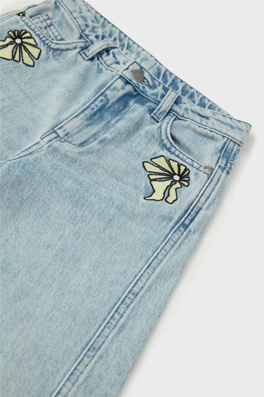 Tyess Kız Çocuk Denim Pantolon