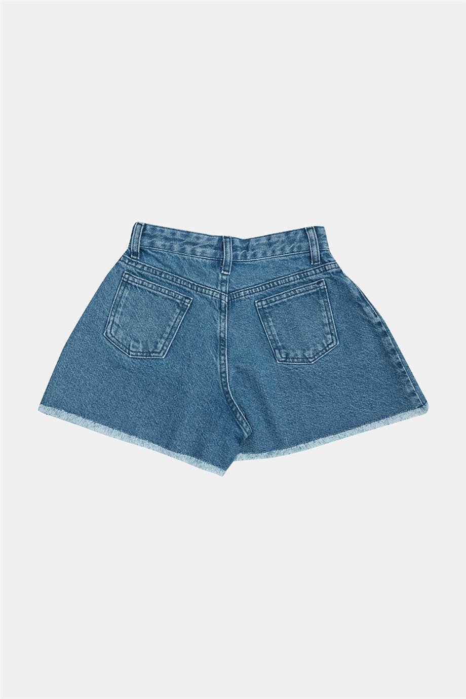 Tyess Kız Çocuk Denim Şort
