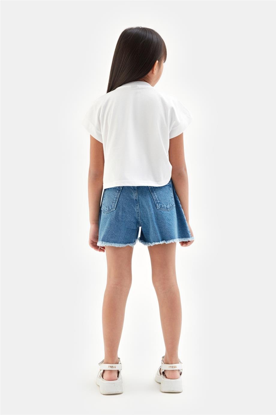 Tyess Kız Çocuk Denim Şort