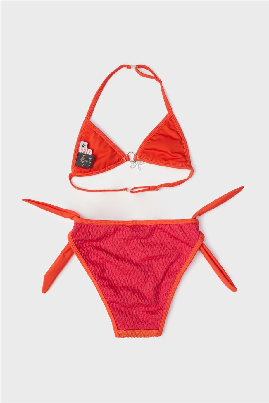 Tyess Kız Çocuk Kırmızı Bikini