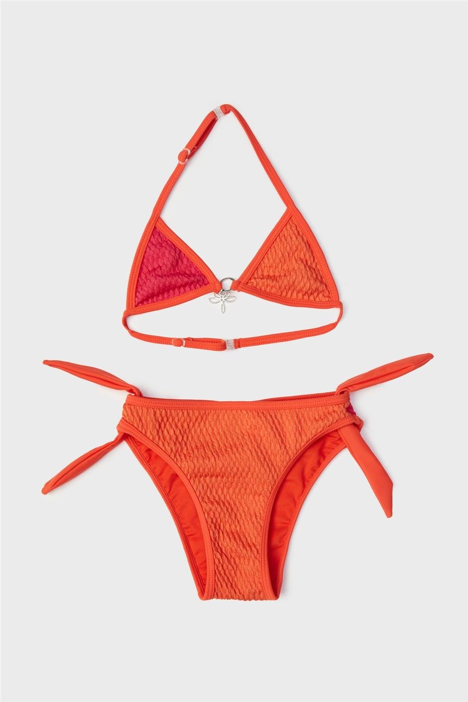 Tyess Kız Çocuk Kırmızı Bikini