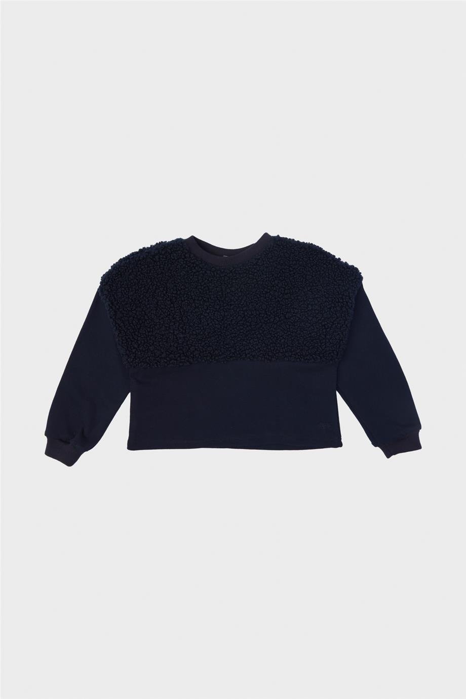 Tyess Kız Çocuk Lacivert Sweatshirt