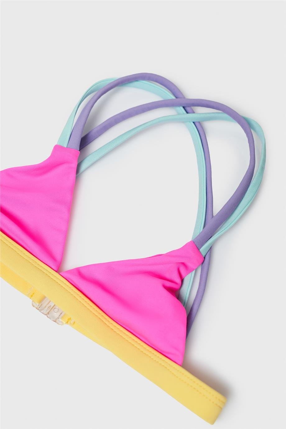 Tyess Kız Çocuk Pembe Bikini Üstü