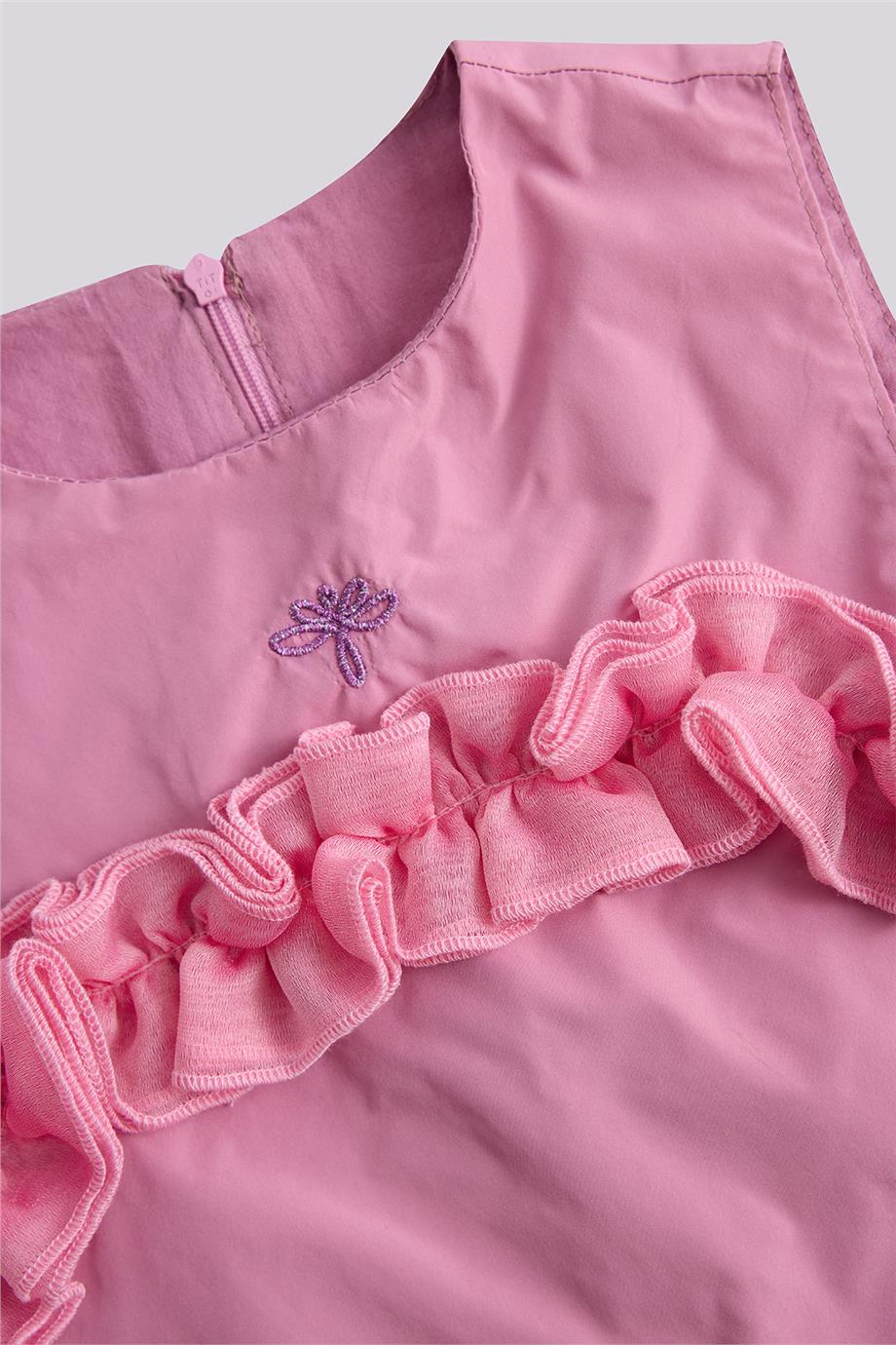 Tyess Kız Çocuk Pembe Bluz