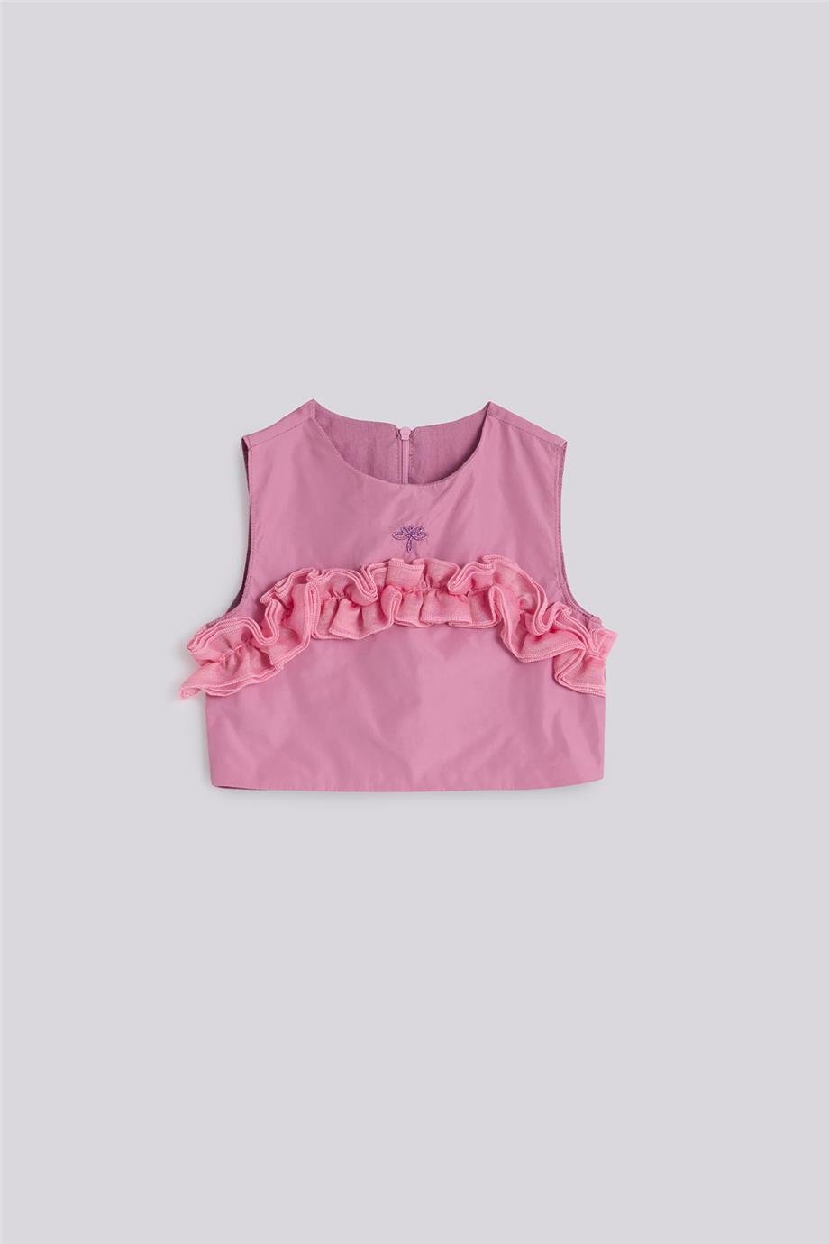 Tyess Kız Çocuk Pembe Bluz