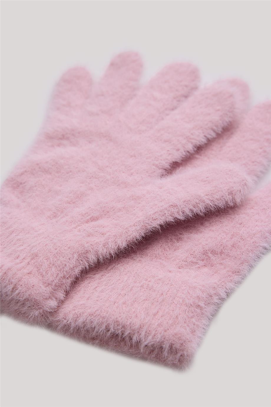 Tyess Kız Çocuk Pembe Eldiven