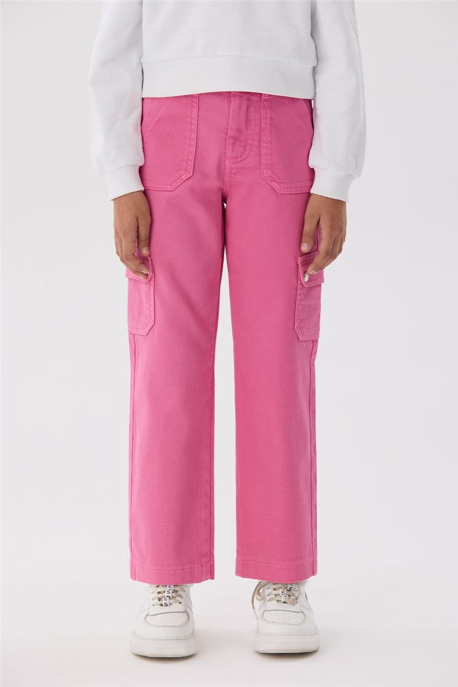 Tyess Kız Çocuk Pembe Pantolon