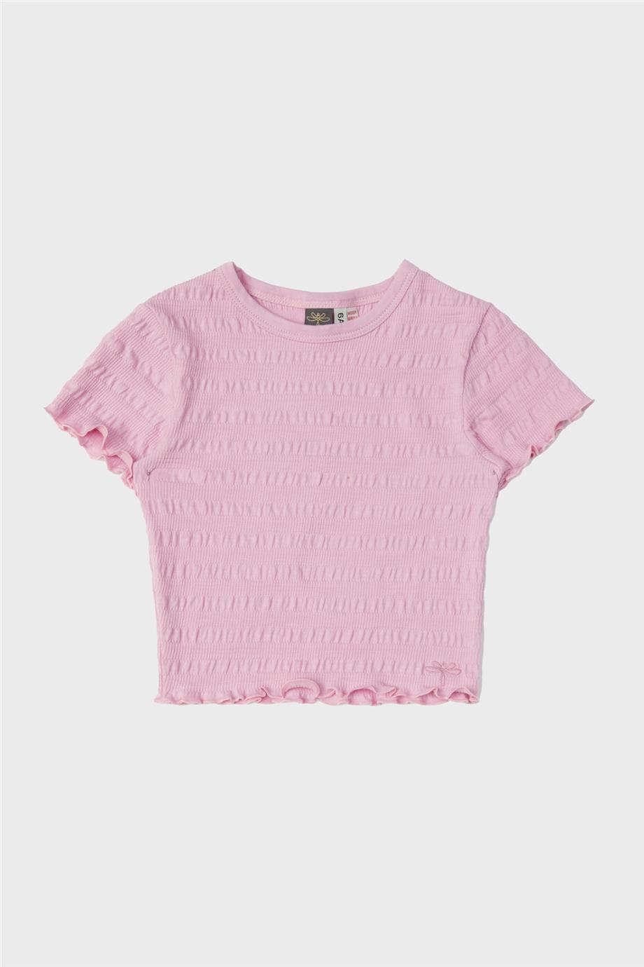 Tyess Kız Çocuk Pembe T-Shirt