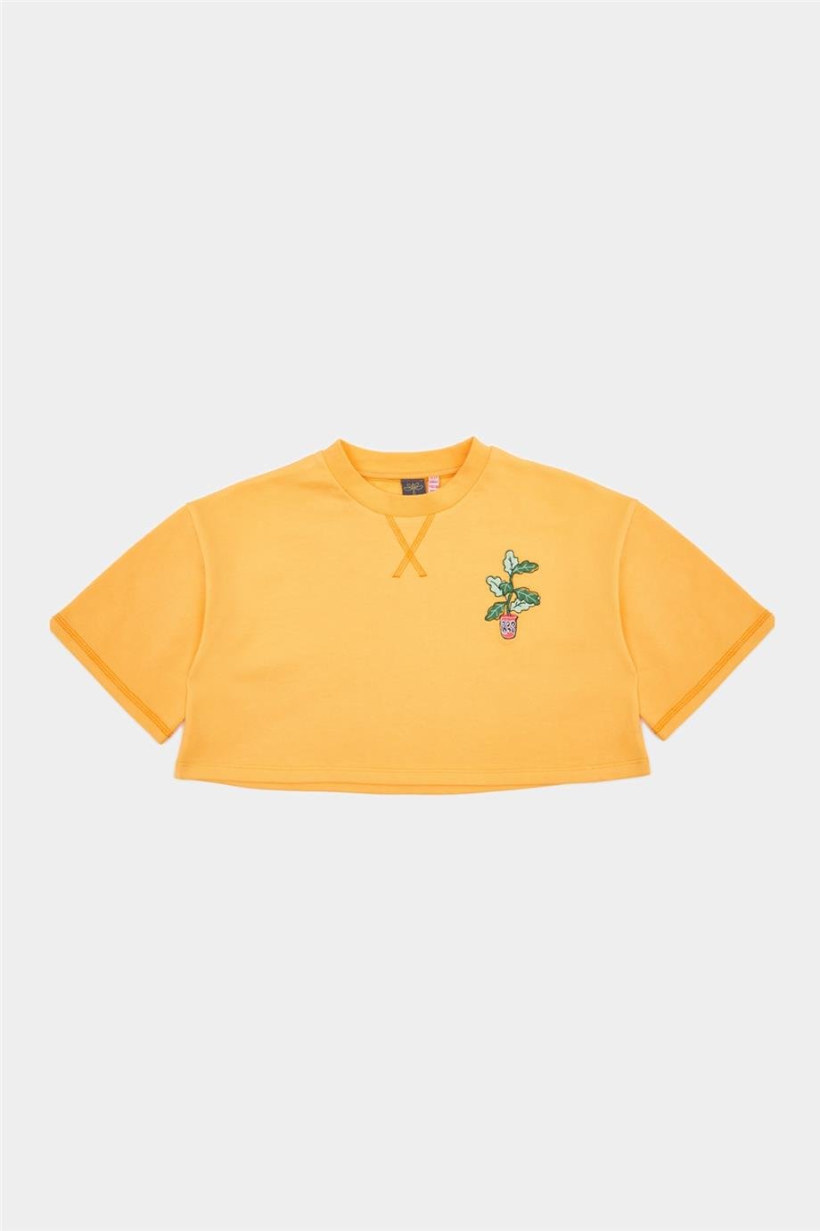Tyess Kız Çocuk Sarı Sweatshirt
