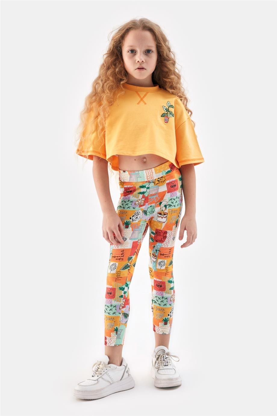 Tyess Kız Çocuk Sarı Sweatshirt